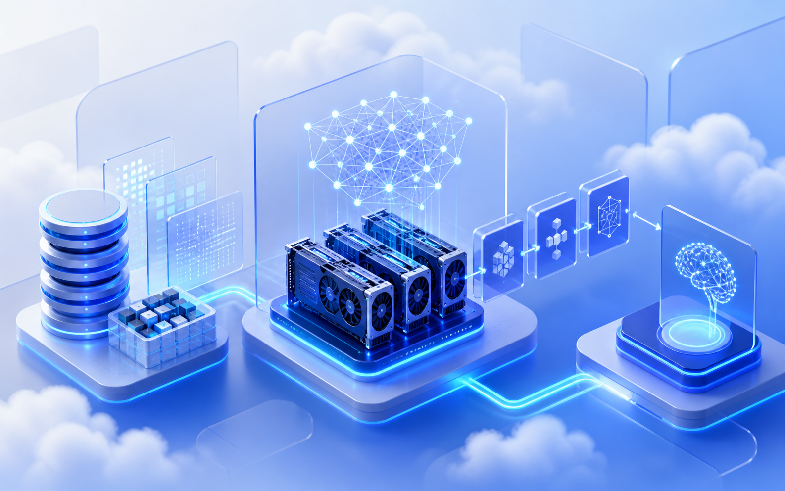 تصویر راهکار هوش مصنوعی و پردازش GPU